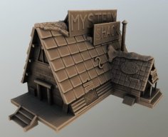 Gravity Falls: Mystery Shack 3D Printer Model