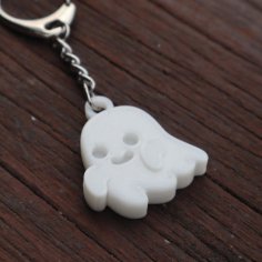 Halloween Ghost Keychain 3D Printer Model