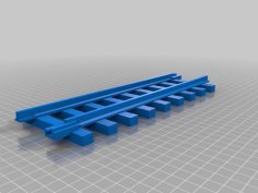 G Scale “Classic Rail” Replacement Straight Track 3D Printer Model