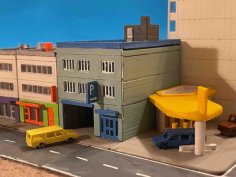 Modern Urban Building 4 – Underground Parking Lot (z-scale) 3D Printer Model