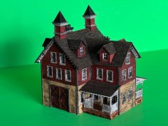 FIRE HOUSE HO SCALE 3D Printer Model