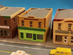 Town Building US 1 – Shop (z-scale) 3D Printer Model