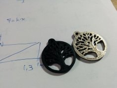 Tree Earring 3D Printer Model