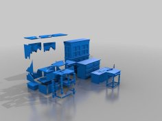 Furniture (destroyed) – Dungeon Gubbins 3D Printer Model