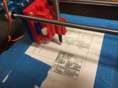 Plotter Z Axis 3D Printer Model