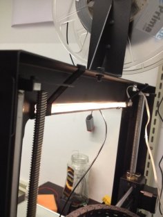 Wanhao Duplicator I3 LED Strip (IKEA) Mount 3D Printer Model