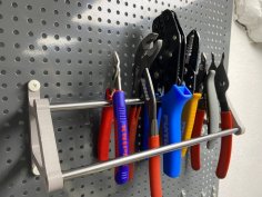 Pliers Holder For Pegboard 3D Printer Model