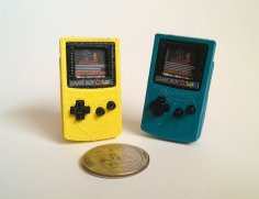 Mini NIntendo Gameboy Color 3D Printer Model