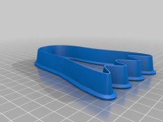 Ghost Cookie Cutter. 3D Printer Model