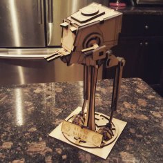 Laser Cut Star Wars AT-ST Walker DXF File