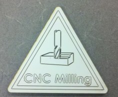 Laser Cut Skill Badge for CNC Milling DXF File