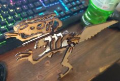 Laser Cut Velociraptor SVG File