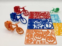 Large Sized Touring Bike Card 3D Printer Model