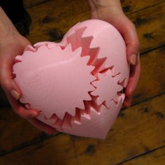 Big Love <3 – Heart Gears 3D Printer Model