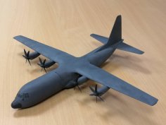 C-130 Hercules Cargo Plane 3D Printer Model