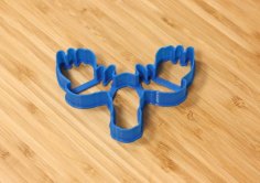 Moose Head Cookie Cutter 3D Printer Model