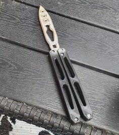 Butterfly Knife 3D Printer Model