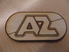 Laser Cut AZ Alkmaar Logo