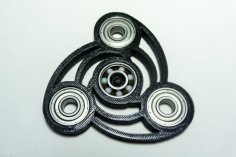 Fibonacci Spiral Fidget Spinner 3D Printer Model