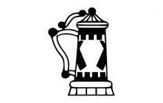 Beer Stein dxf File