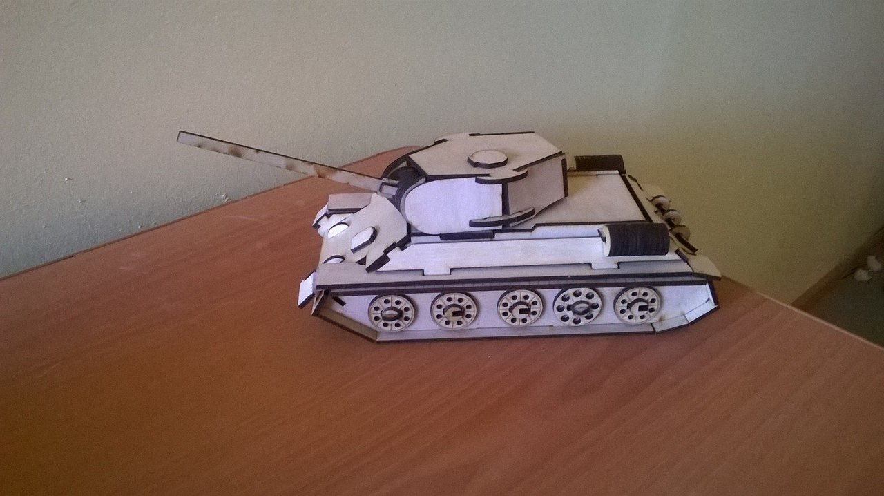 3 mm T-34 Tank