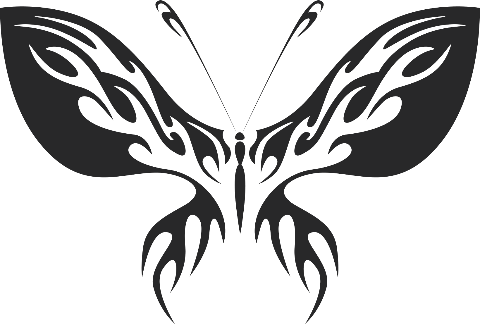 Племенной вектор бабочки 13