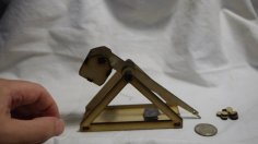 Laser Cut Desktop Trebuchet