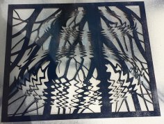 Laser Cut Ripples On A Pound Mc Escher