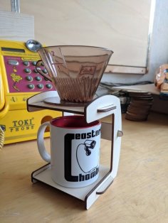 Laser Cut  Pour Over Stand For Coffee 4mm