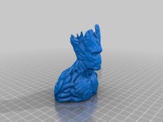 Flower Pot Groot 3D Printer Model