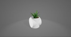 Cross Cylinder Vase 3D Printer Model