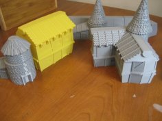 VMT – Village: Houses 1 3D Printer Model