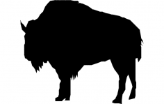 Arquivo dxf de clipe de búfalo