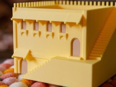 Mini Middle Eastern Villa Planter – Windows And Doors 3D Printer Model