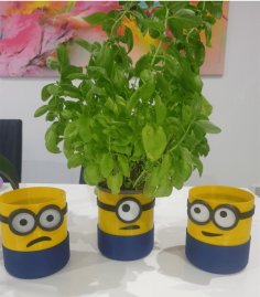 Minions Self Watering Planter 3D Printer Model