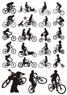 Bicycles Free Vector