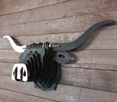 Голова буйвола 3D-головоломка
