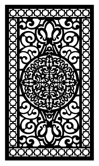 Laser Cut Room Divider Screen Mandala Pattern PDF File Free Download ...