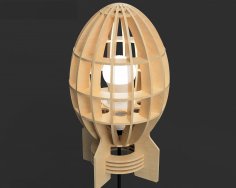 Laser Cut Bomb Lamp Free Vector