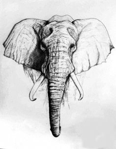 Elefante de grabado láser