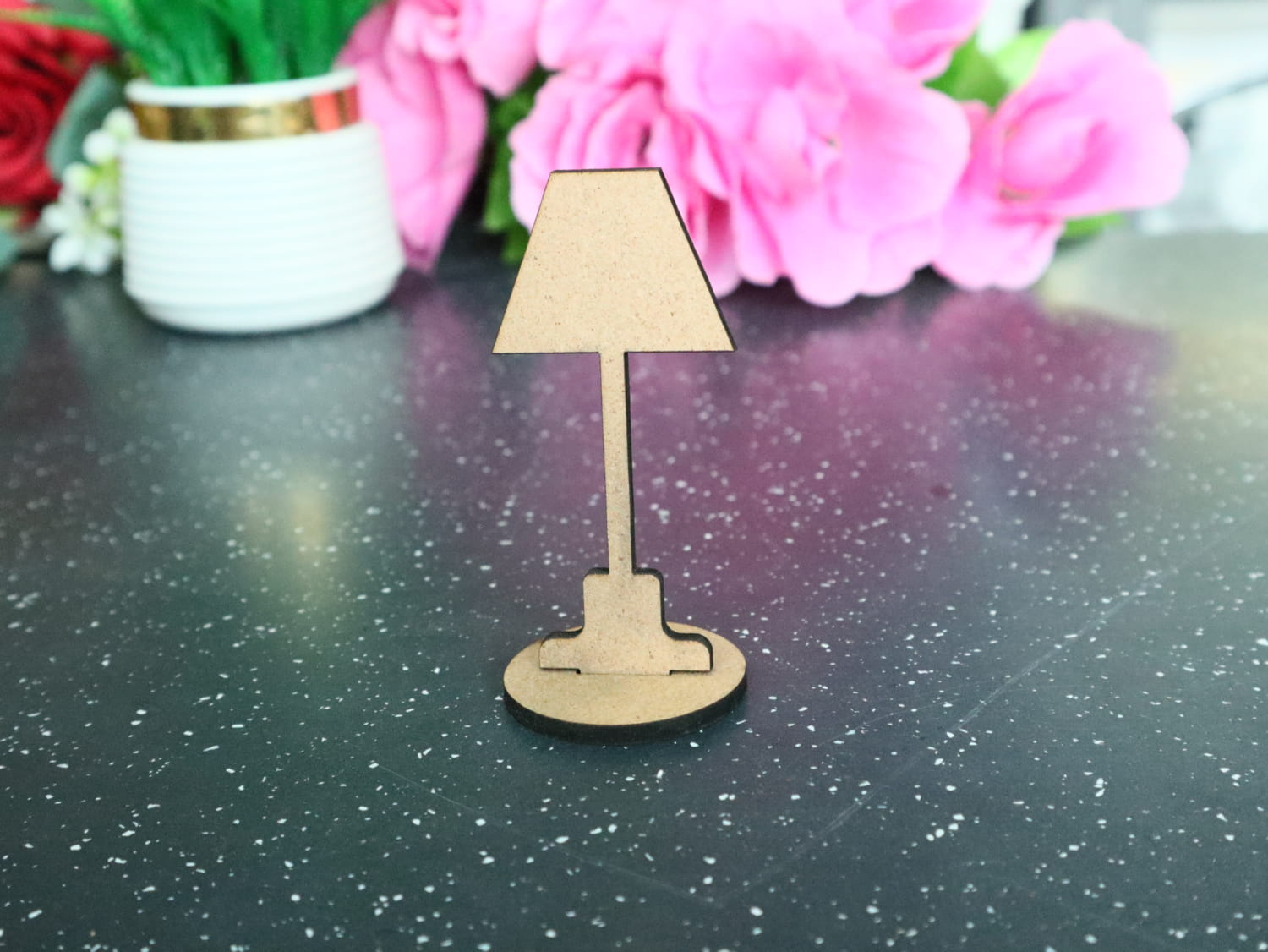 Laser Cut Miniature Toy Lamp Free Vector