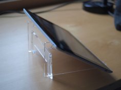 Laser Cut Tablet Stand 4mm SVG File