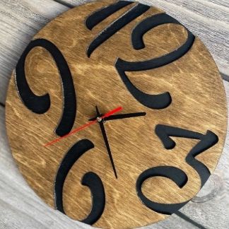 Laser Cut Wood Wall Clock Free Vector