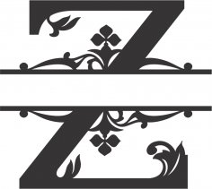 Regal Split Schriftart Z