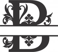 Королевский сплит-шрифт B
