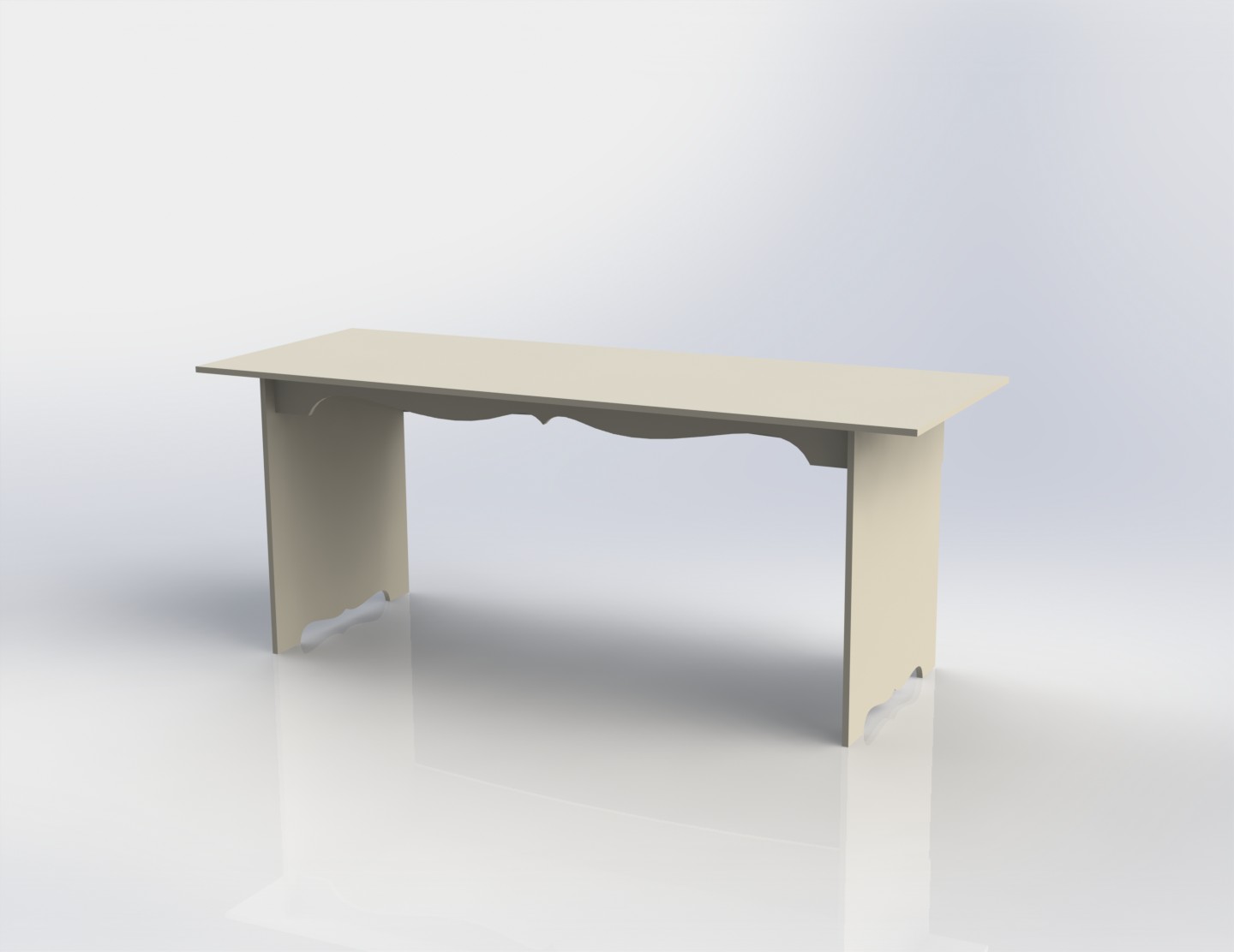 Bench or Table Style dxf file
