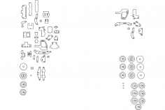 3mm Front End Loader dxf file