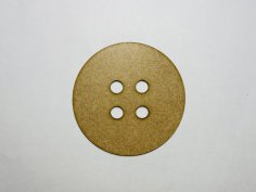 Laser Cut Wood Button Unfinished Cutout Shape Free Vector