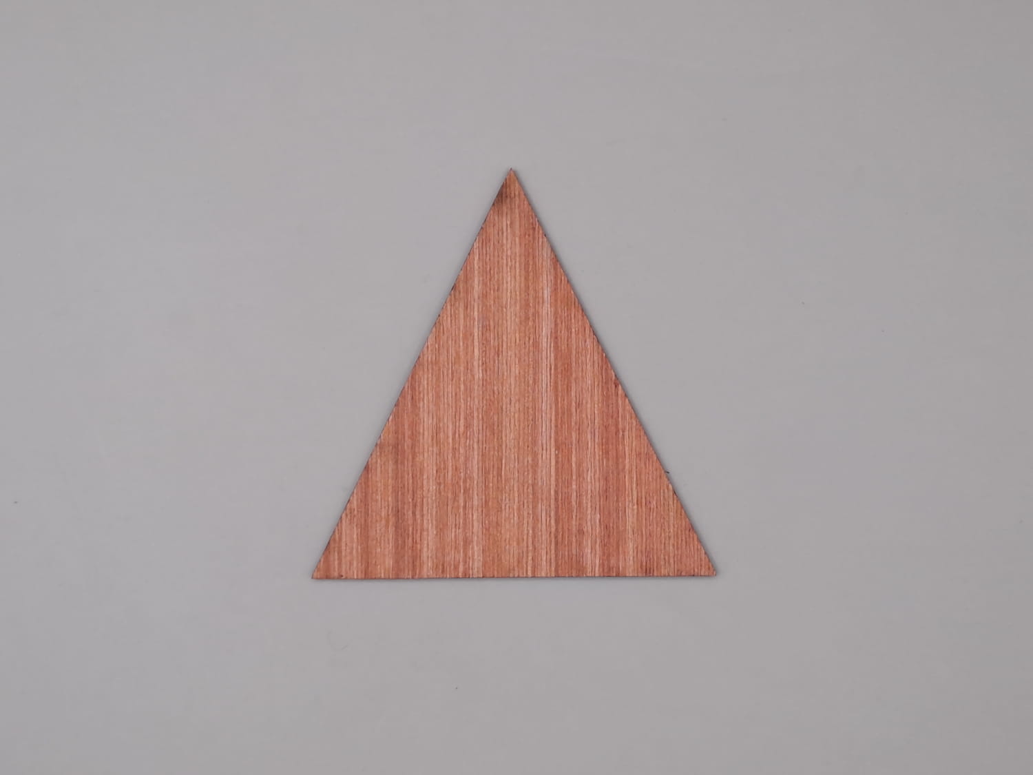 Laser Cut Unfinished Triangle Wood Cutout Free Vector