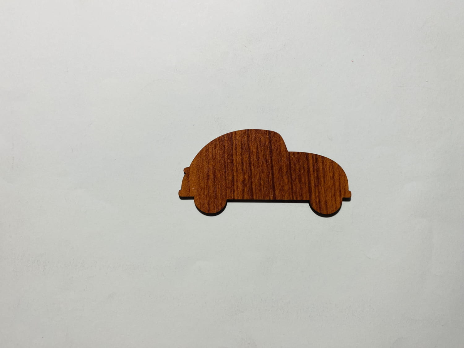 Laser Cut Unfinished Wood Car Shape Free Vector